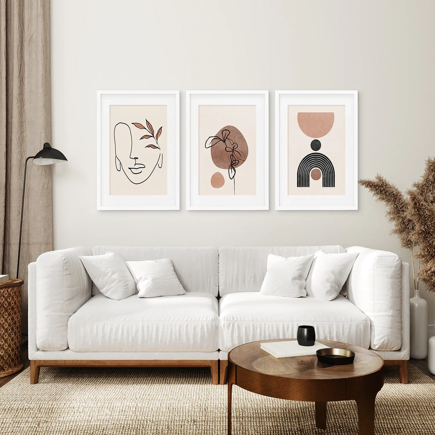 Boho Abstract Art Set of 3 - Modern Poster Bundle - Image 6