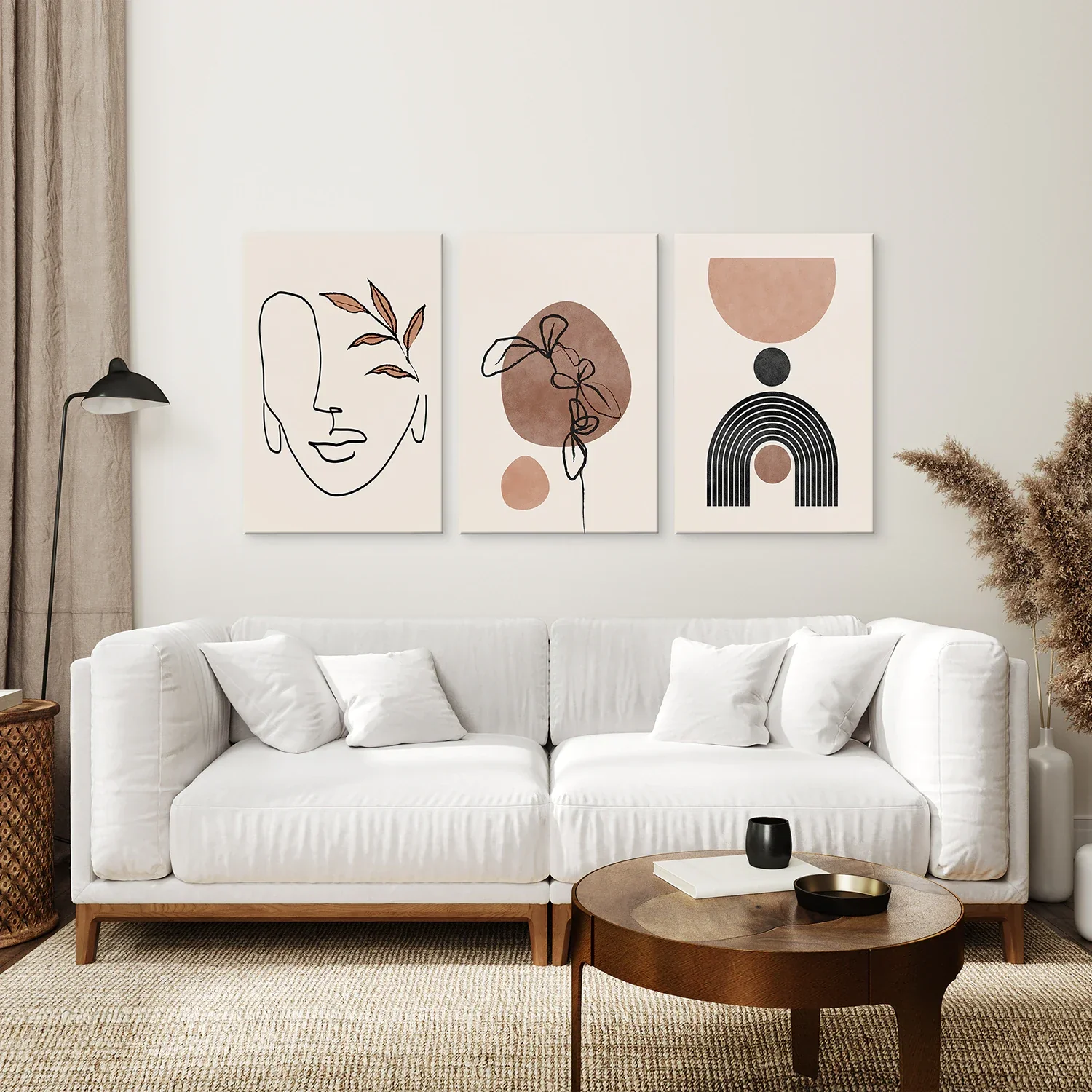 Boho Abstract Art Set of 3 - Modern Poster Bundle - Image 7