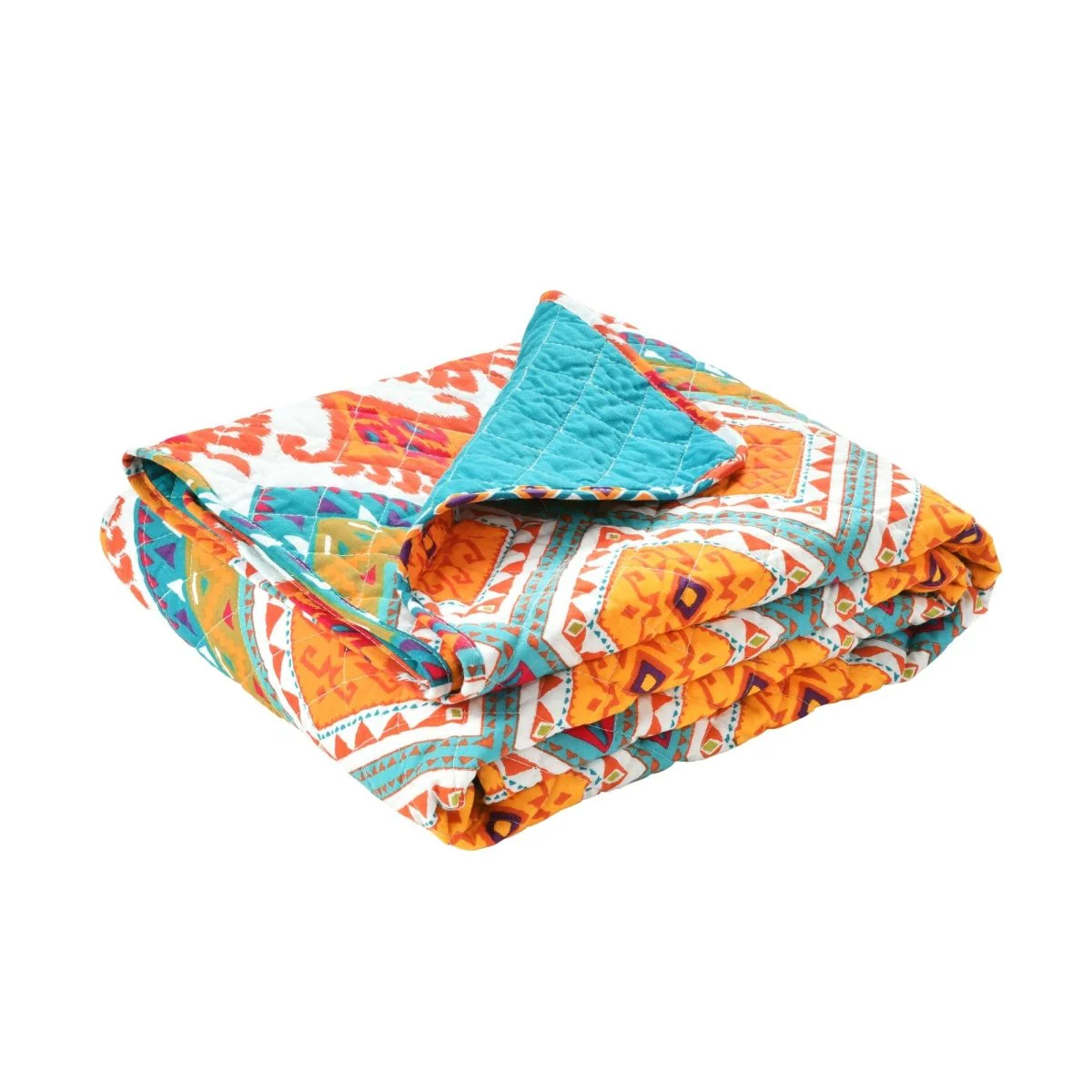 Boho Chevron Reversible Cotton Throw - Image 4