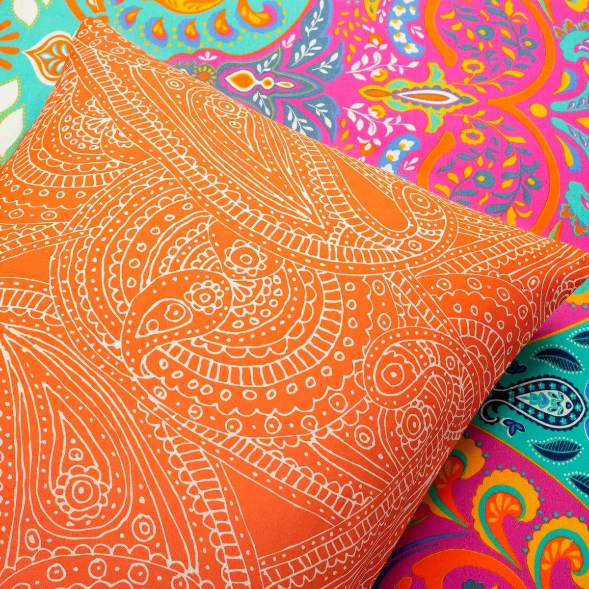 Boho Chic Cotton Duvet Cover 3 Piece Set - Image 6