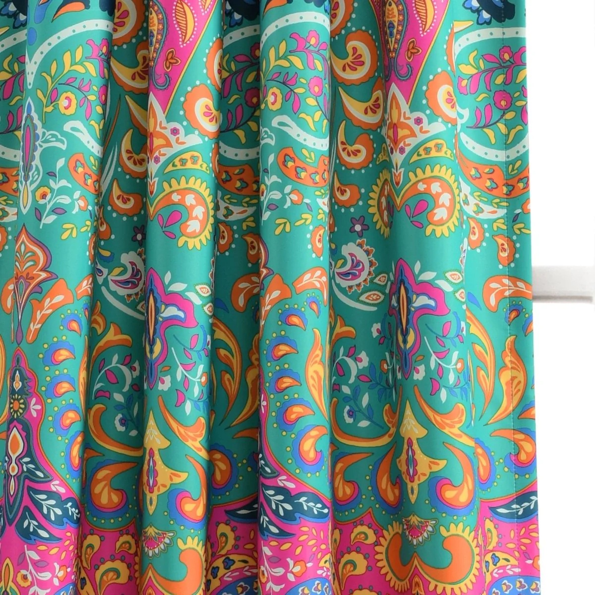 Boho Chic Light Filtering Window Curtain Panel Set - Image 10