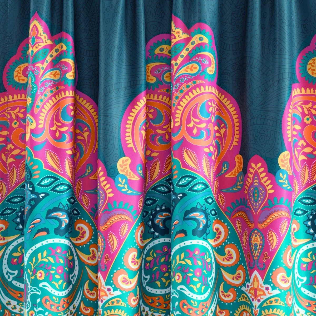 Boho Chic Light Filtering Window Curtain Panel Set - Image 5