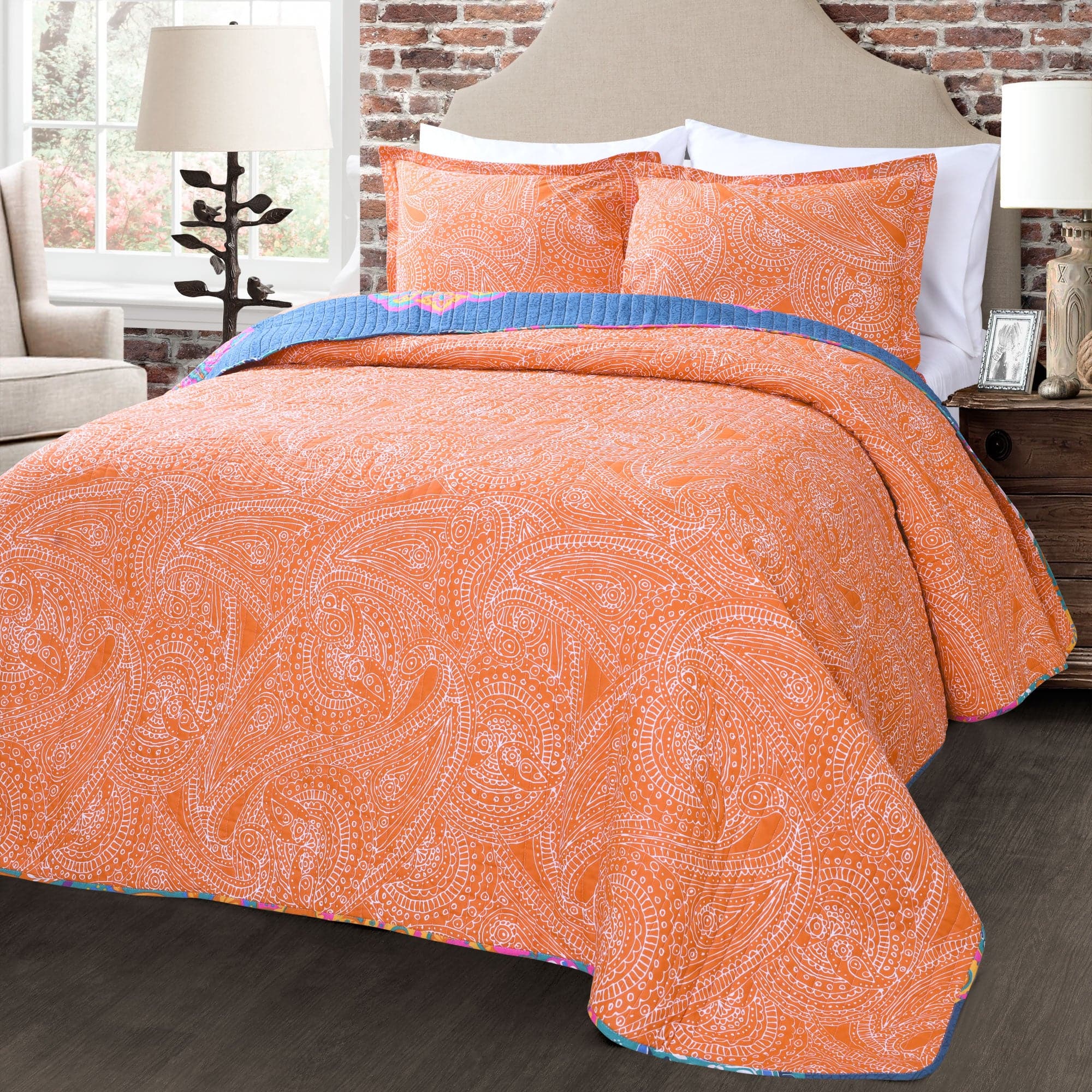 Boho Chic Quilt 3 Piece Set - Image 3