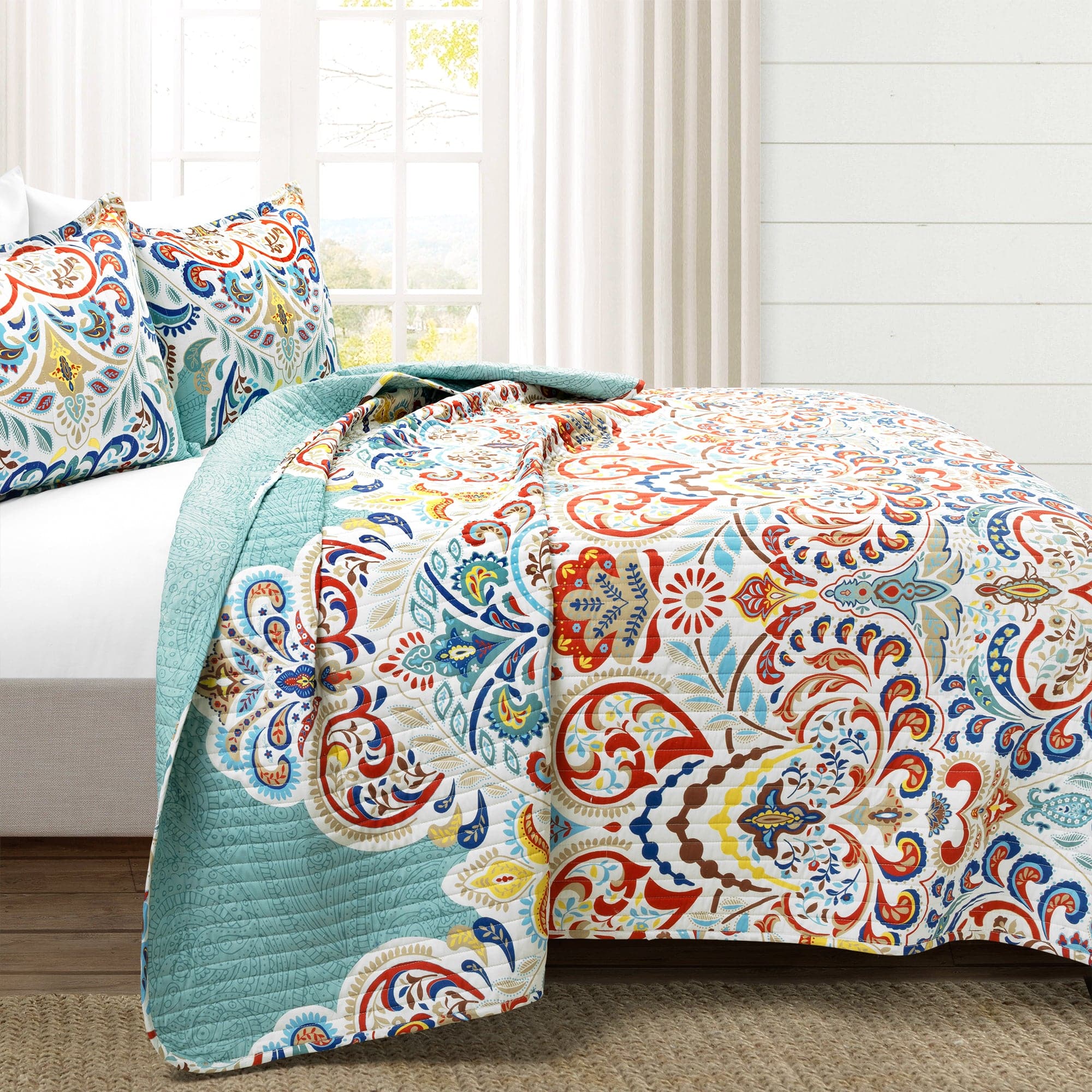 Boho Chic Quilt 3 Piece Set - Image 9