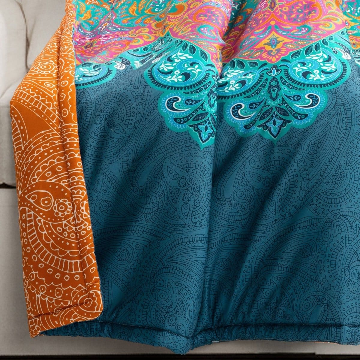 Boho Chic Reversible Throw - Image 4