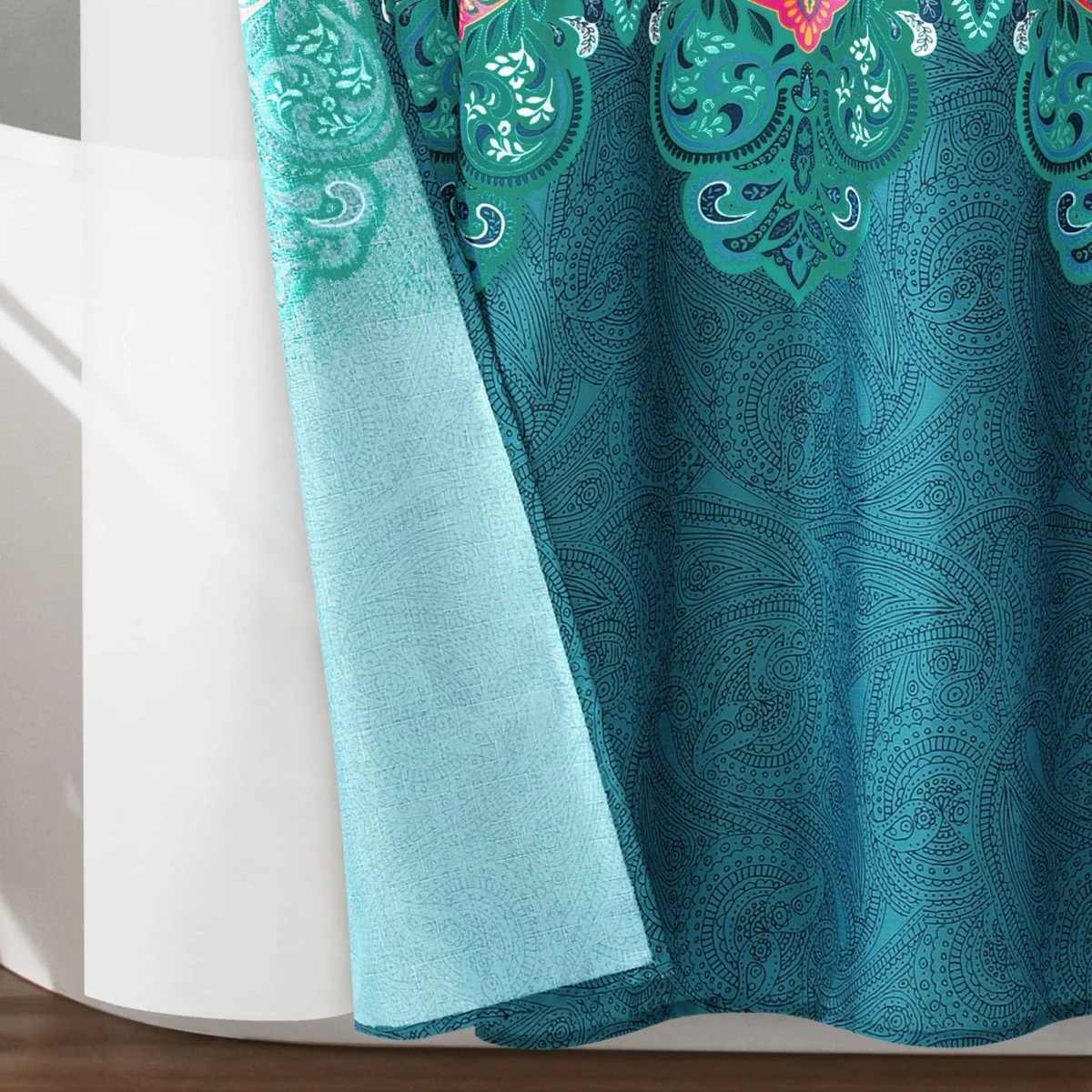Boho Chic Shower Curtain 14 Piece Complete Set - Image 4
