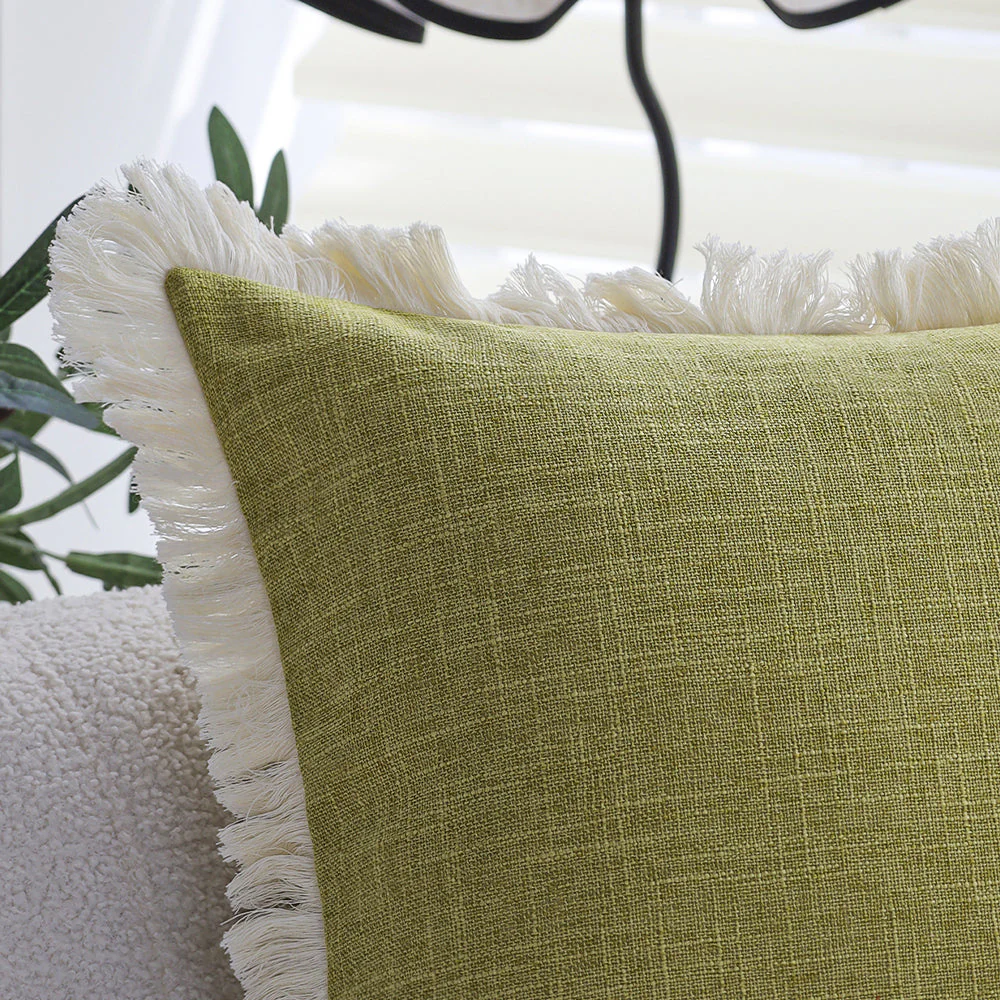 boho-chic style lumbar throw pillow covers Pack of 1 of 12"x20" and 1 of 18"x18" - Image 23
