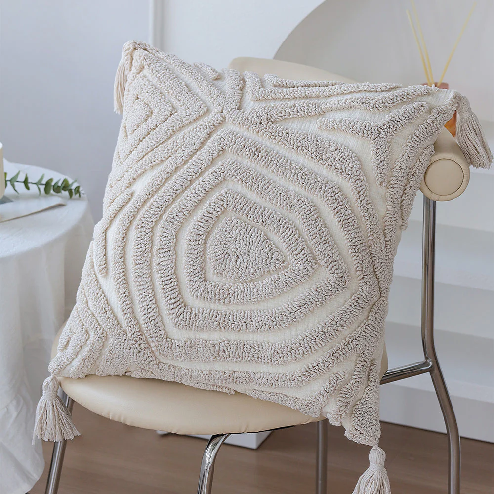 boho-chic style throw pillow covers Pack of 2 size 18"x18" - Image 16