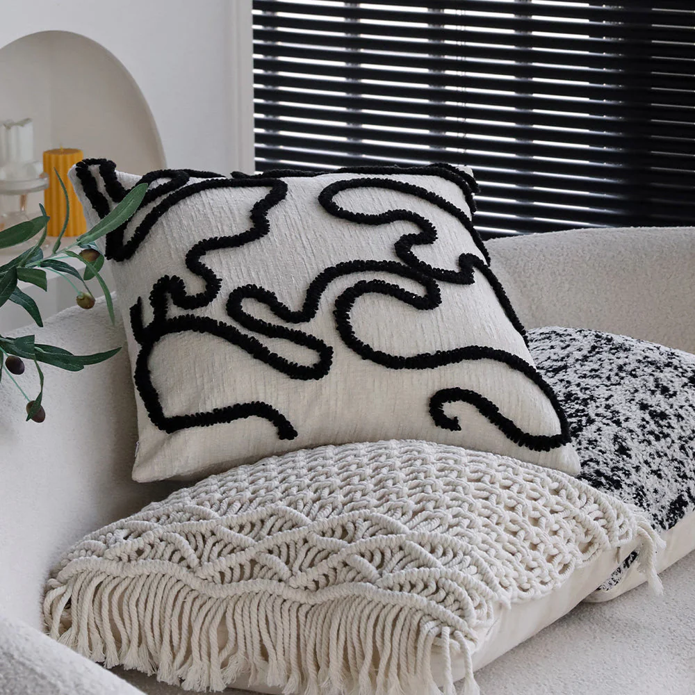 boho-chic style throw pillow covers Pack of 2 size 18"x18" - Image 20