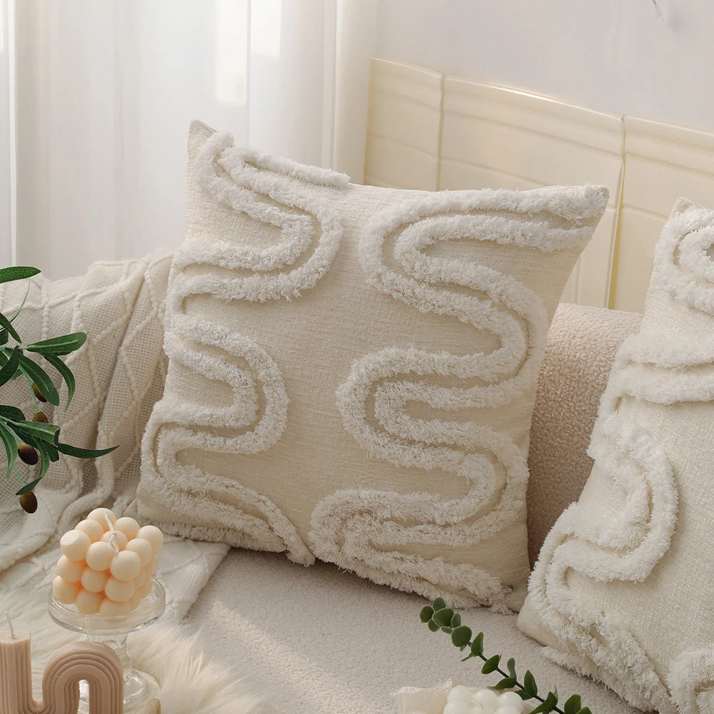 boho-chic style throw pillow covers Pack of 2 size 18"x18" - Image 25