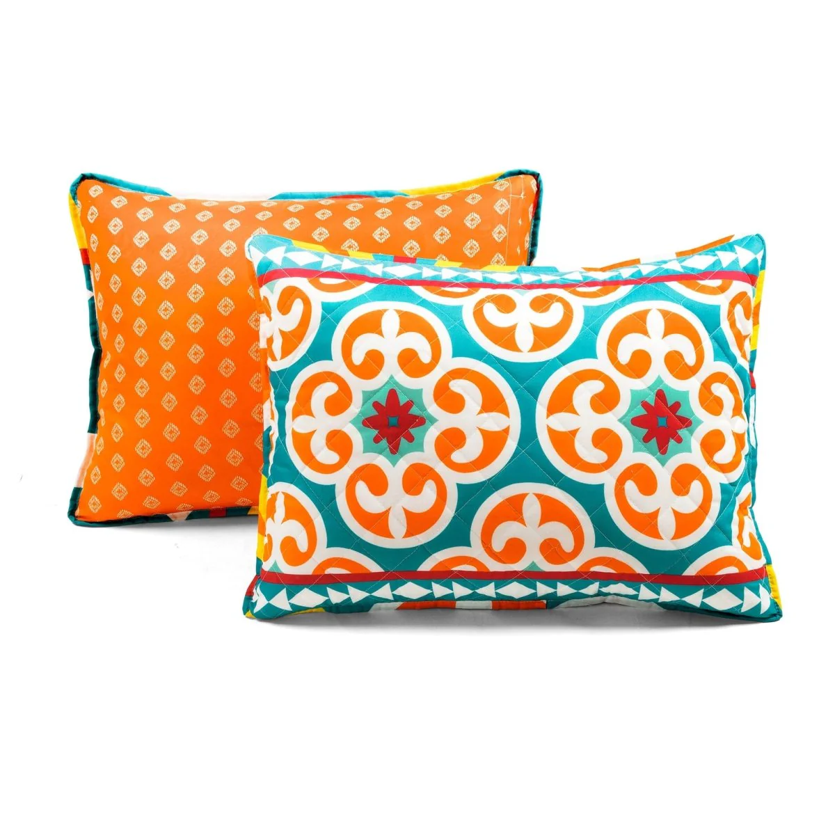 Boho Floral Reversible 3 Piece Quilt Set - Image 8