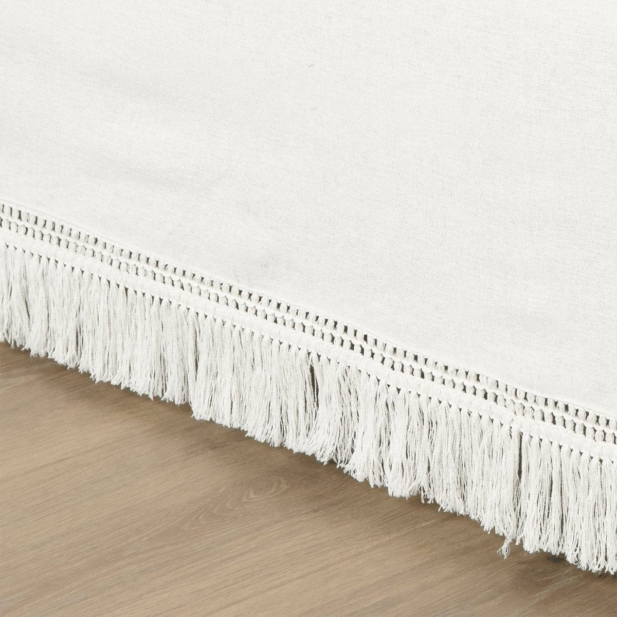 Boho Fringe 15-Inch Tailored Drop Easy Fit Bed Skirt - Image 4