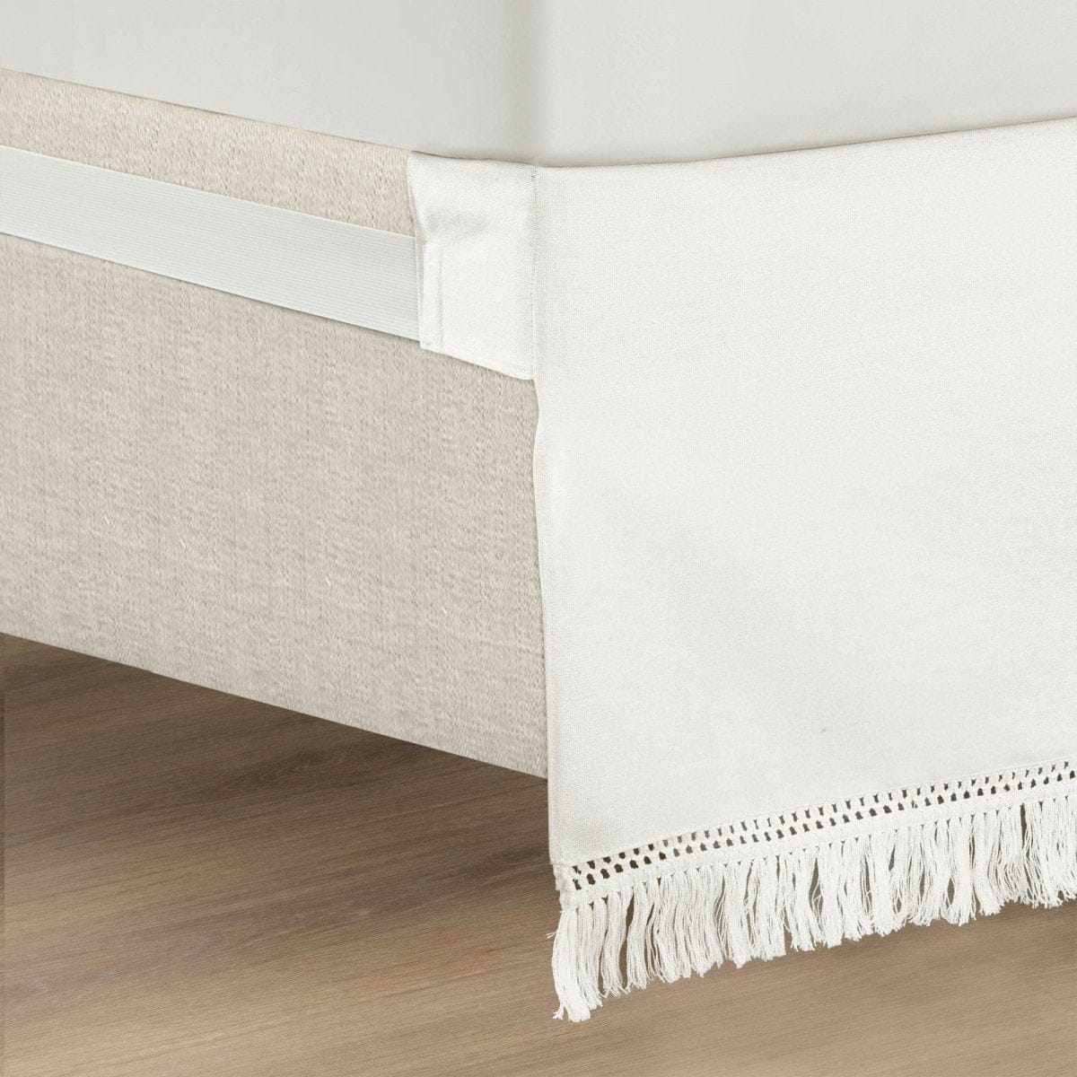 Boho Fringe 15-Inch Tailored Drop Easy Fit Bed Skirt - Image 5