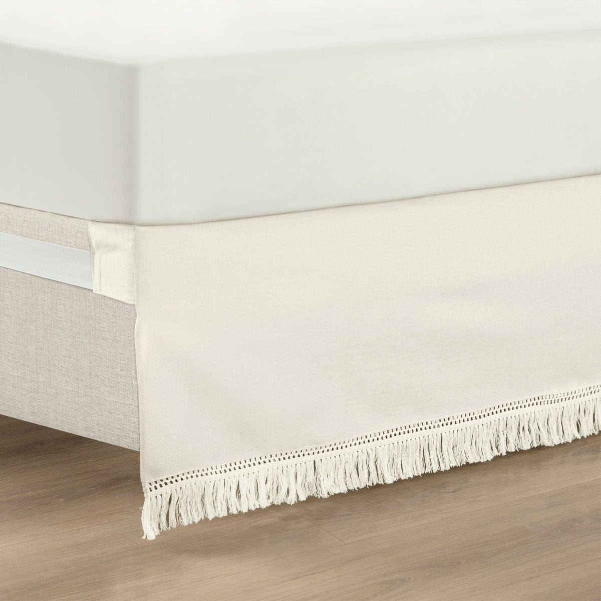 Boho Fringe 15-Inch Tailored Drop Easy Fit Bed Skirt - Image 9