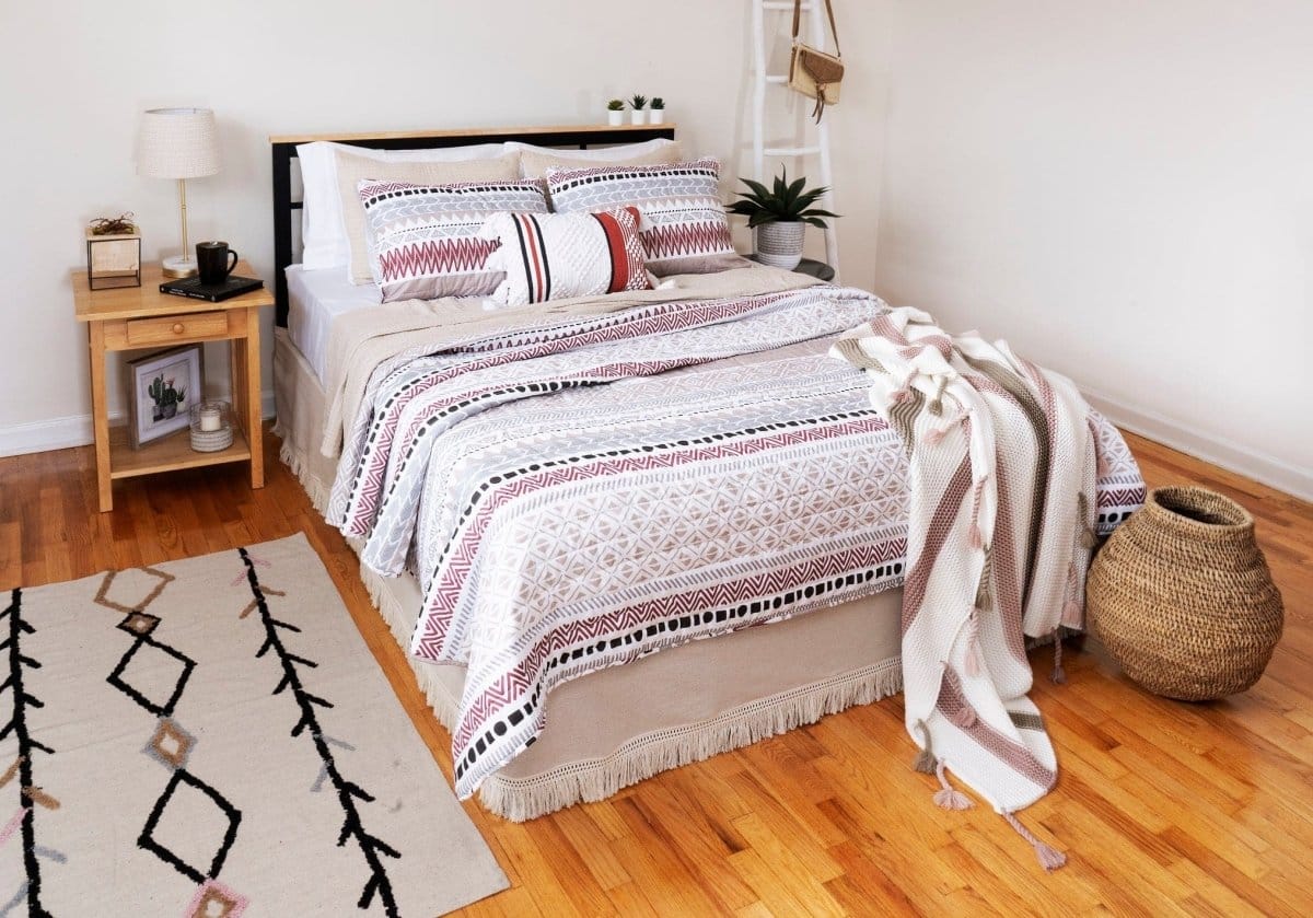Boho Knitted Braided Tassel Throw - Image 23