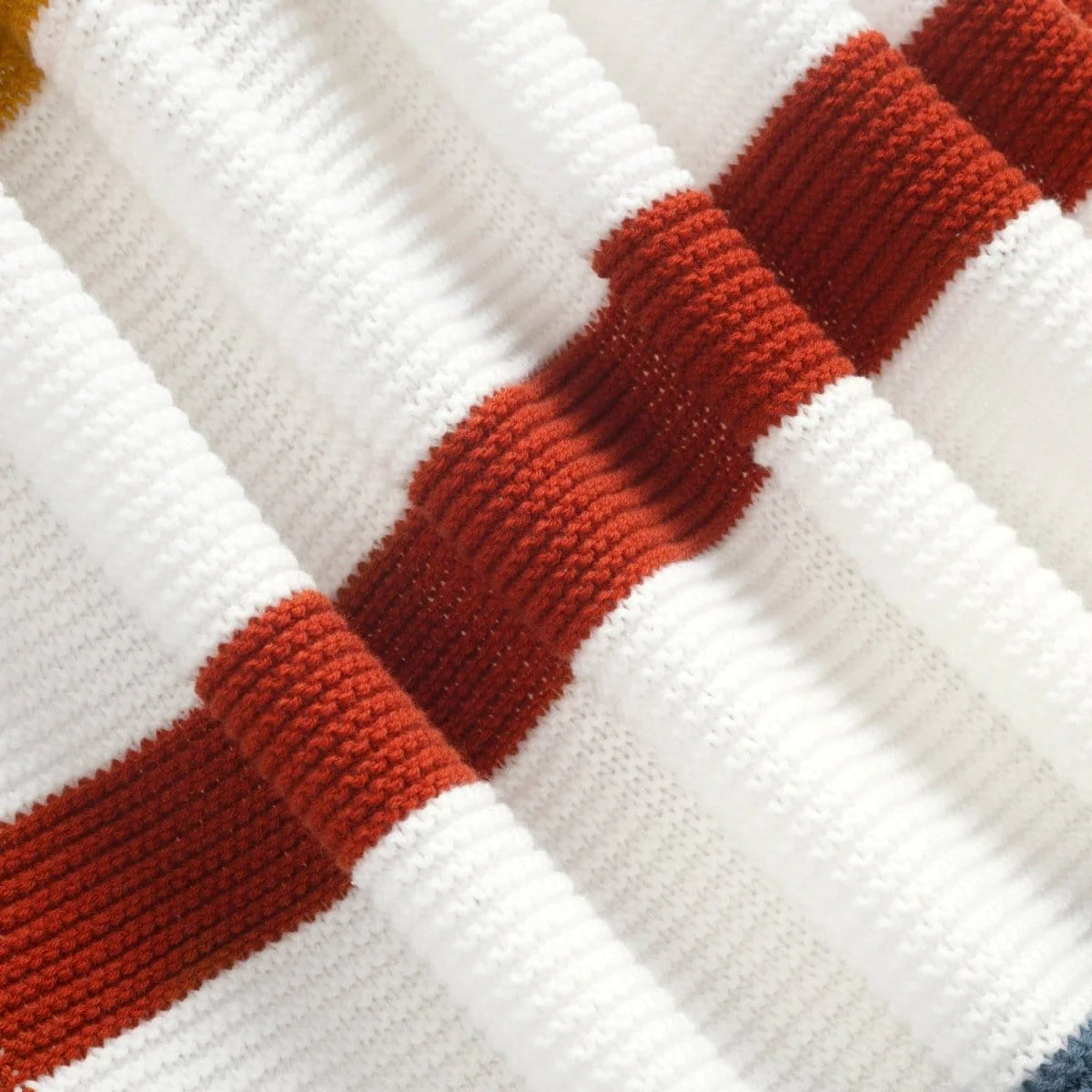 Boho Knitted Braided Tassel Throw - Image 9