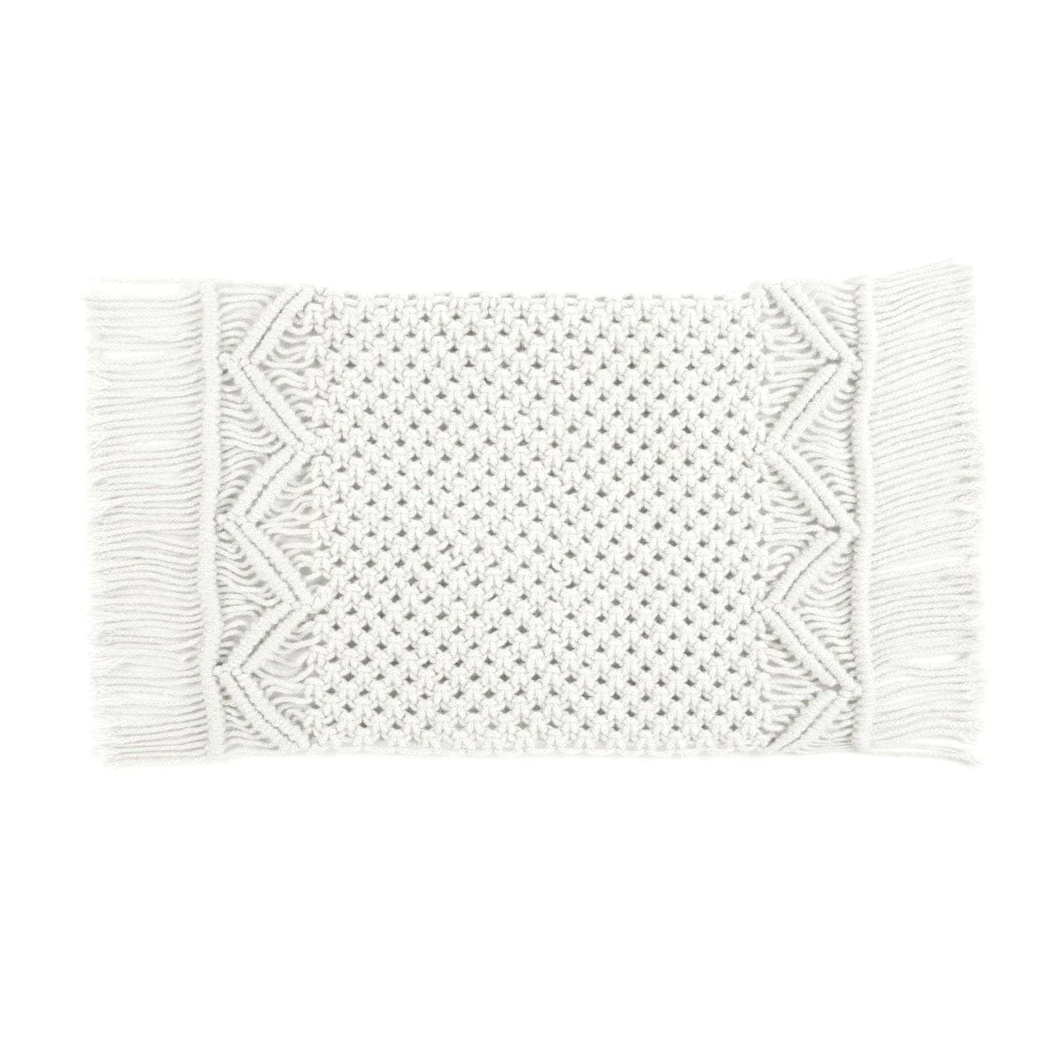 Boho Macrame Indoor/Outdoor Placemat 2-Pack Set - Image 2