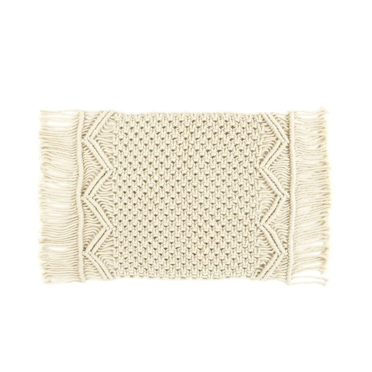 Boho Macrame Indoor/Outdoor Placemat 2-Pack Set - Image 8