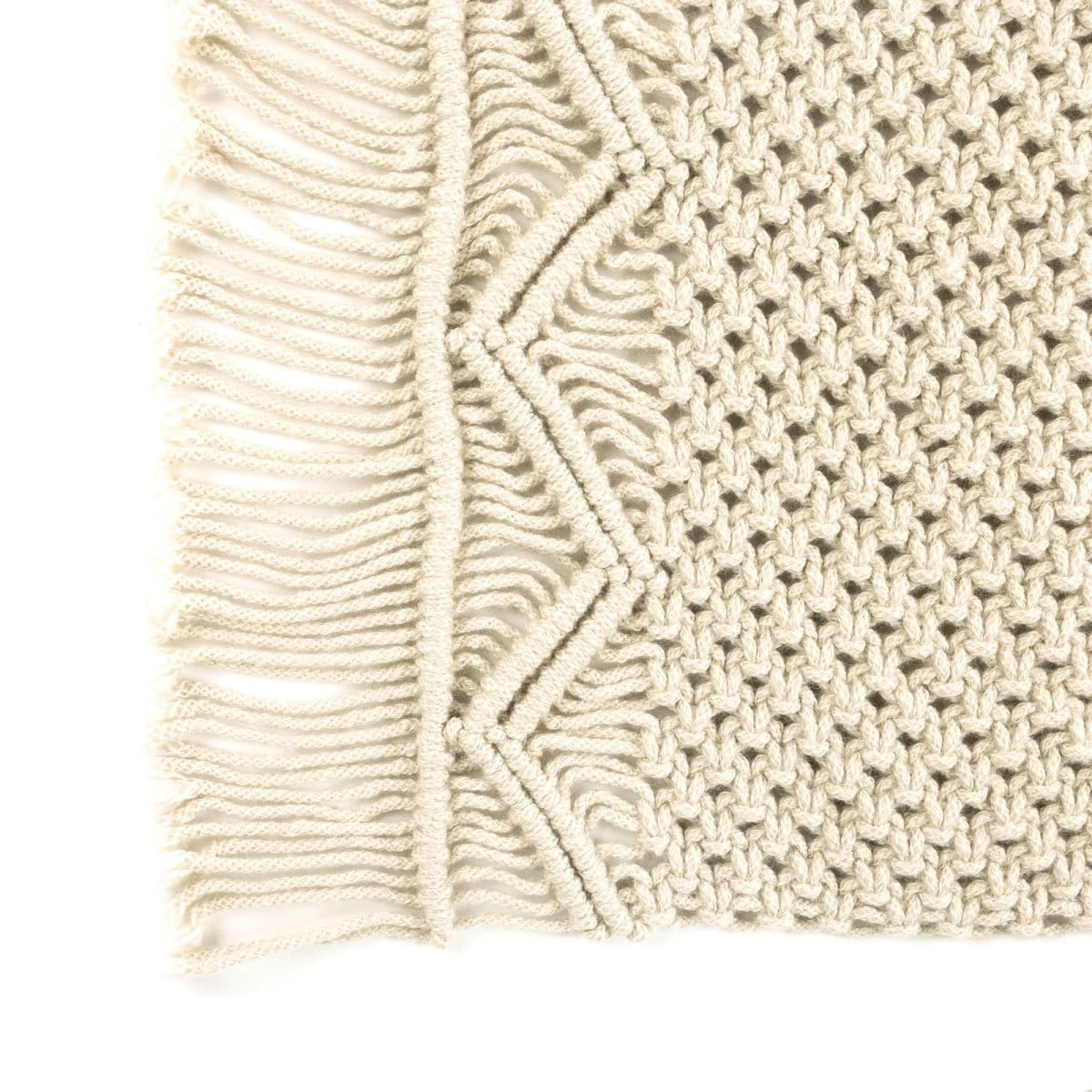Boho Macrame Indoor/Outdoor Placemat 2-Pack Set - Image 9