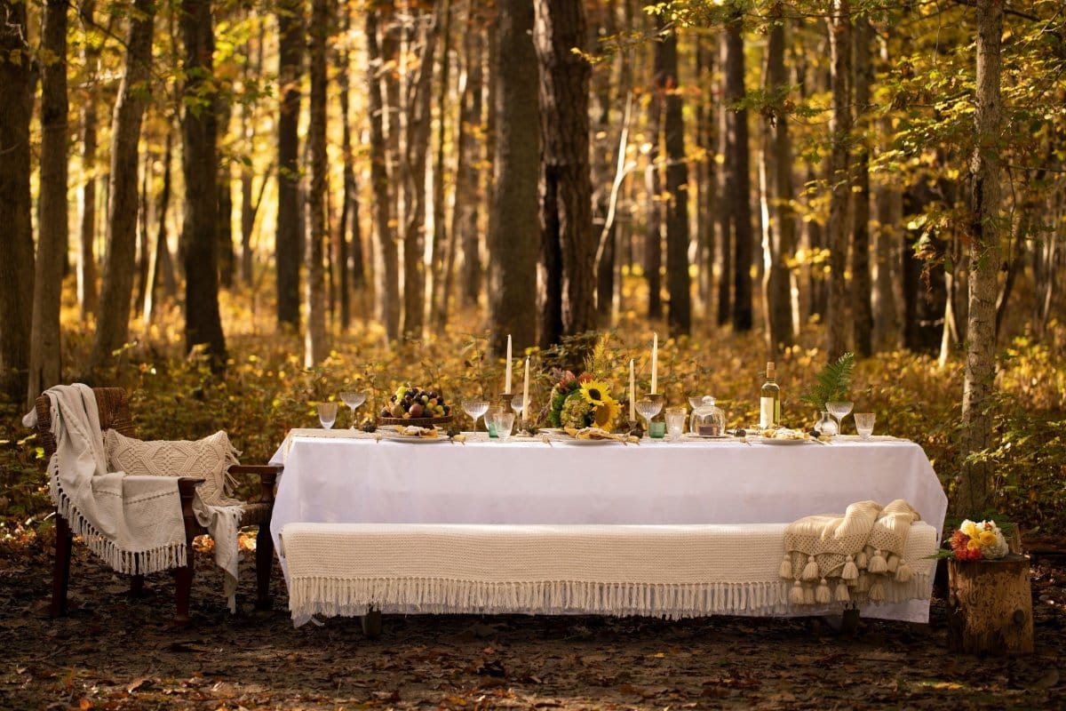 Boho Macrame Indoor/Outdoor Table Runner - Image 14