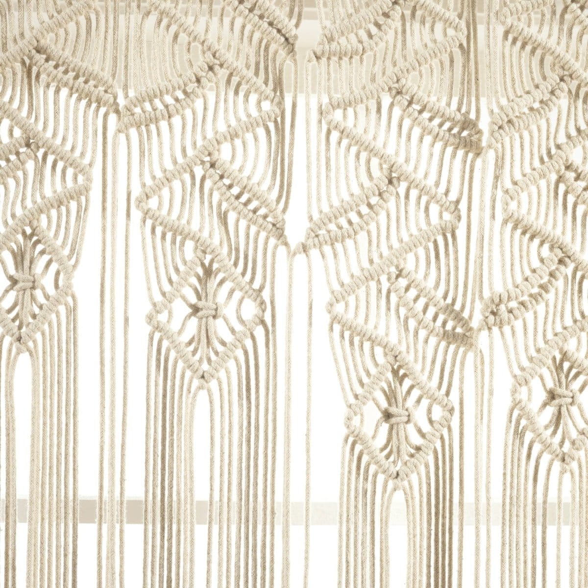 Boho Macrame Leaf Cotton Valance - Image 18