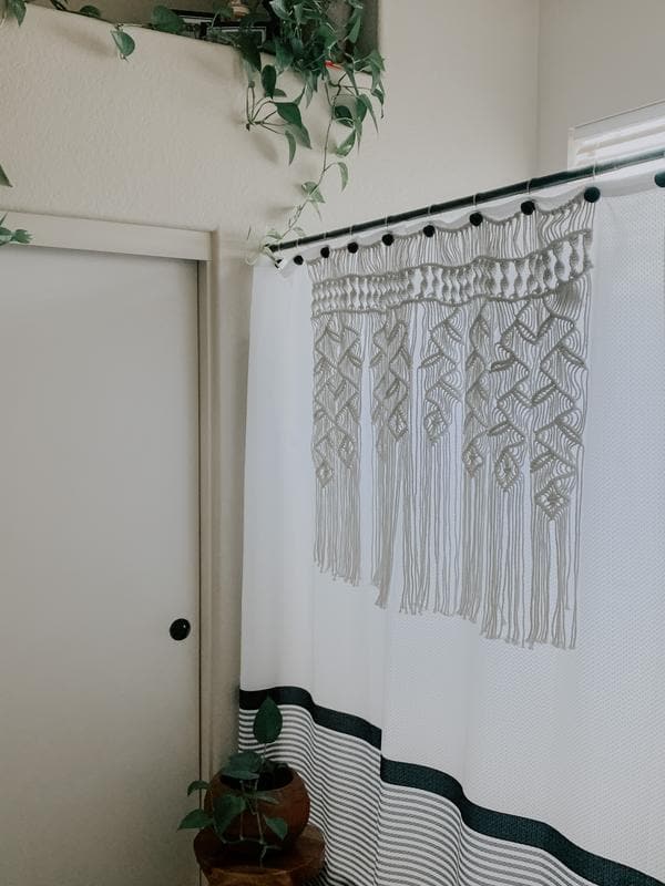 Boho Macrame Leaf Cotton Valance - Image 19