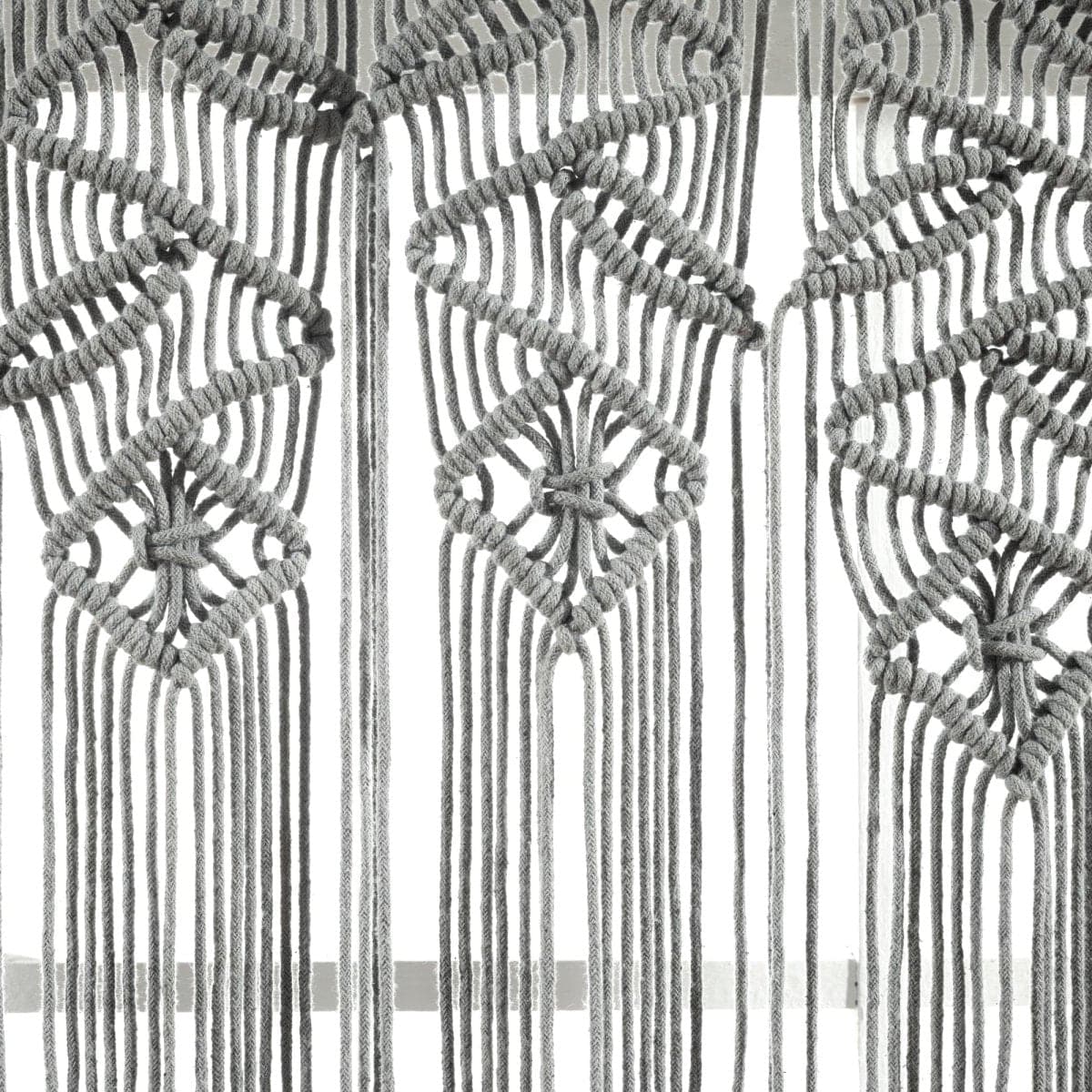 Boho Macrame Leaf Cotton Valance - Image 8