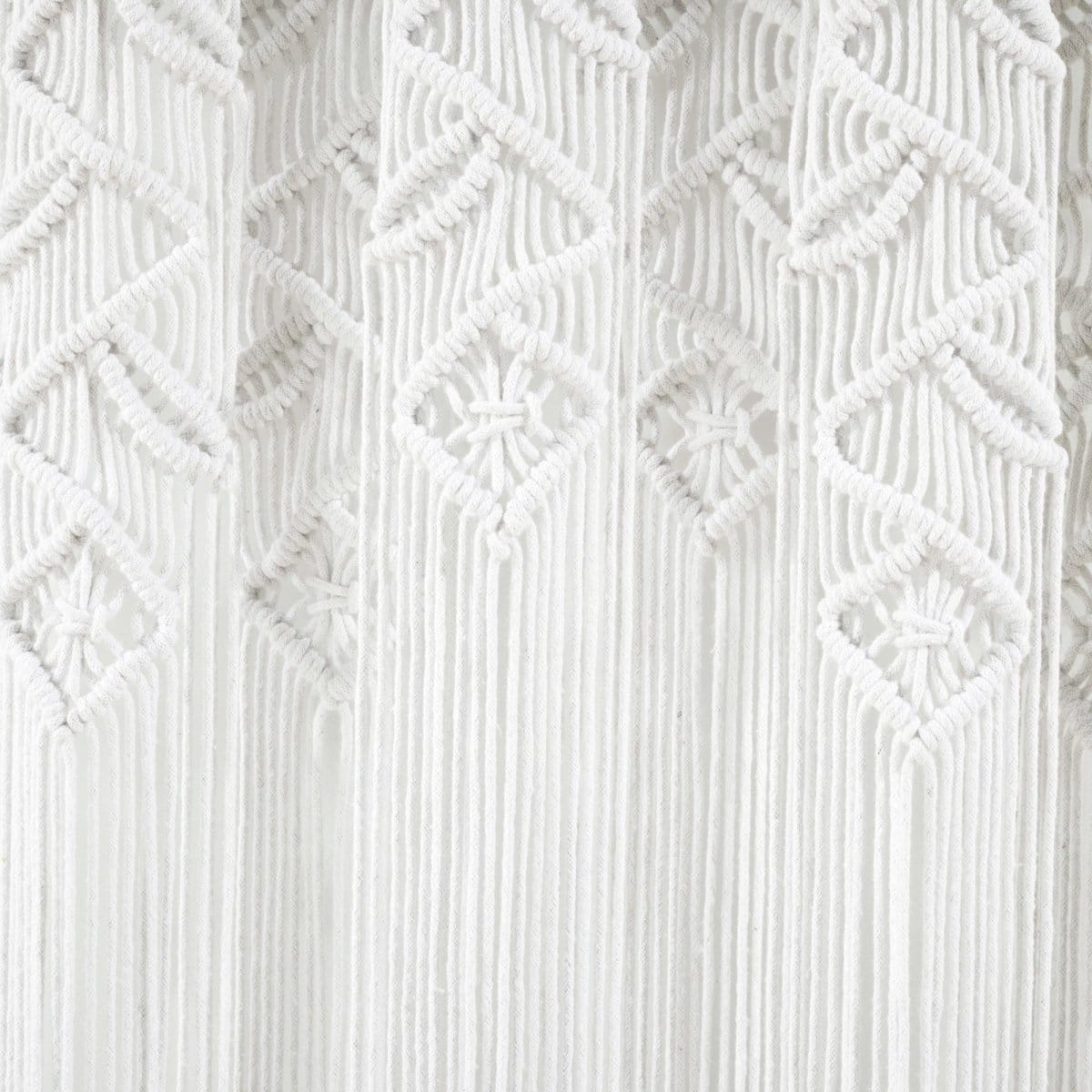 Boho Macrame Leaf Cotton Window Curtain - Image 14