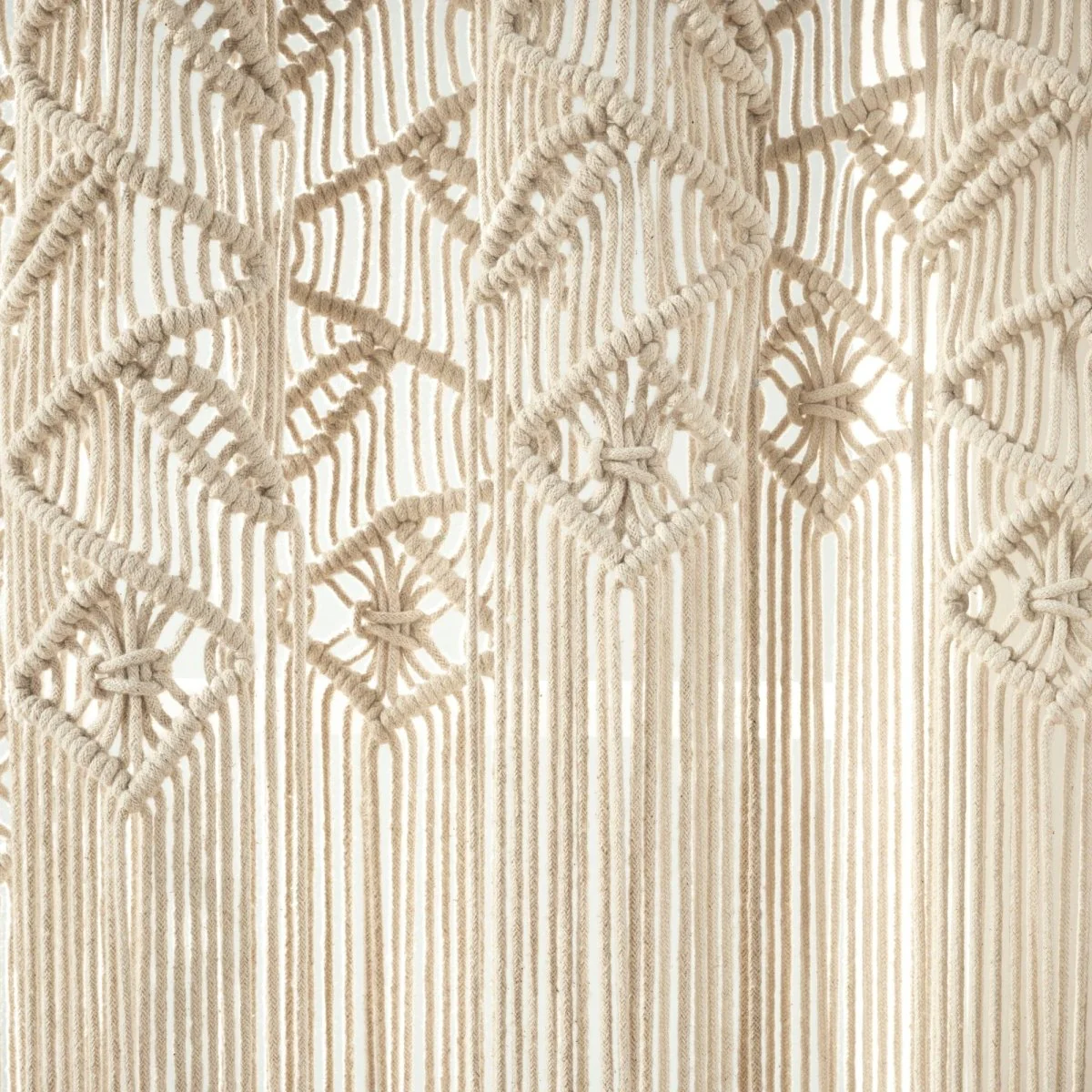 Boho Macrame Leaf Cotton Window Curtain - Image 20