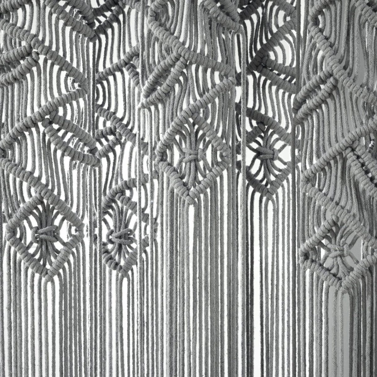 Boho Macrame Leaf Cotton Window Curtain - Image 7