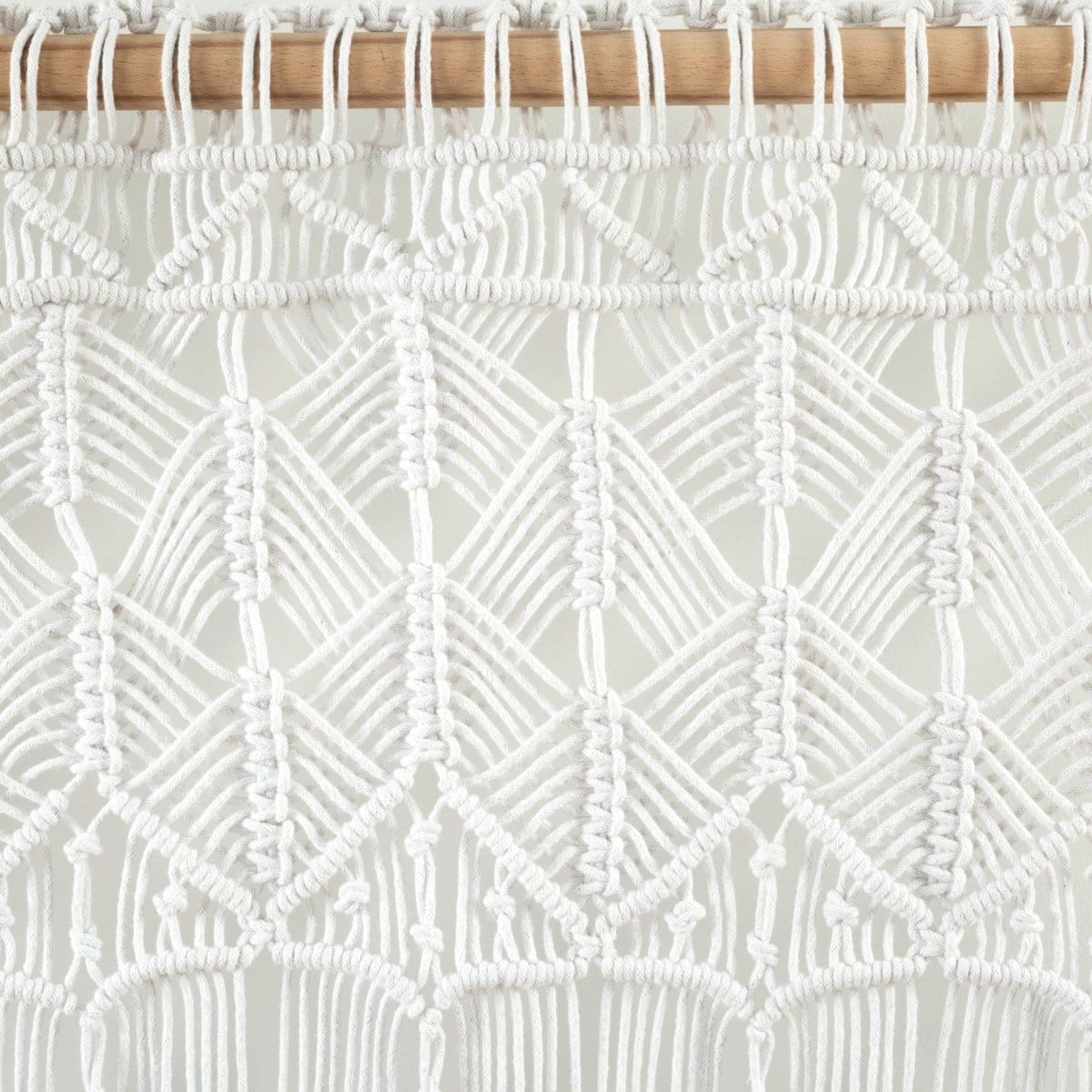 Boho Macrame Tassel Cotton Valance - Image 10