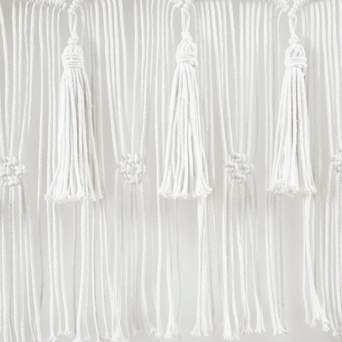 Boho Macrame Tassel Cotton Valance - Image 12