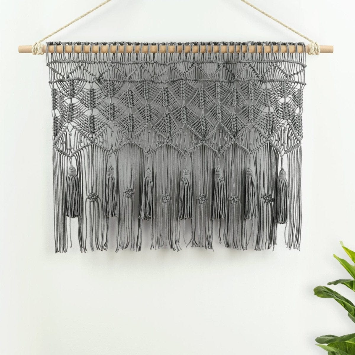 Boho Macrame Tassel Cotton Valance - Image 14