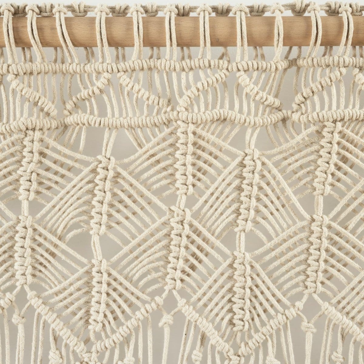 Boho Macrame Tassel Cotton Valance - Image 5