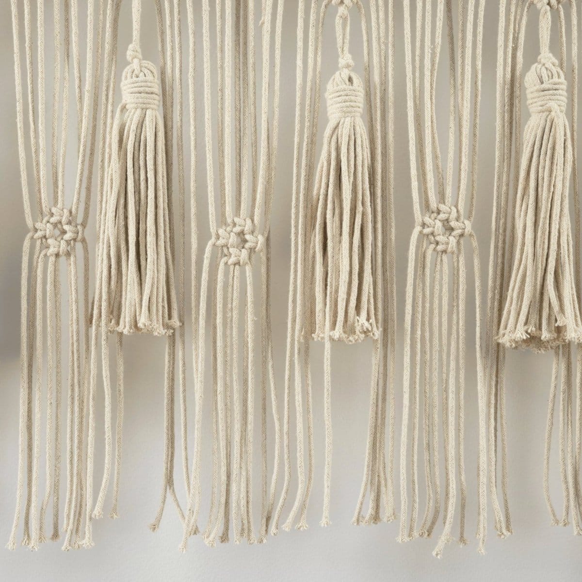 Boho Macrame Tassel Cotton Valance - Image 7
