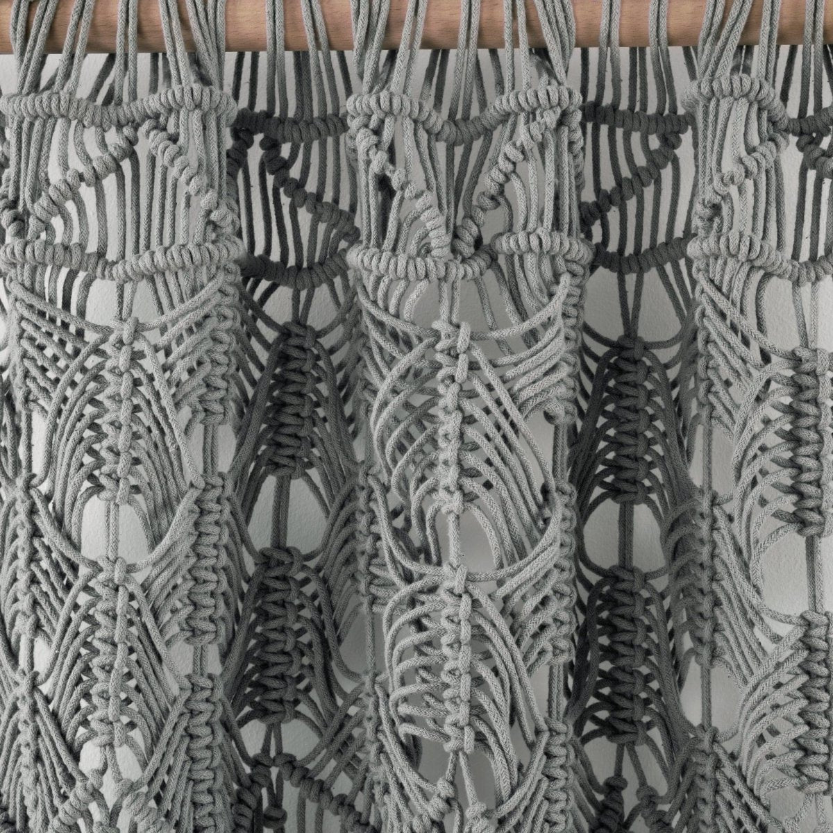 Boho Macrame Tassel Cotton Window Curtain - Image 11