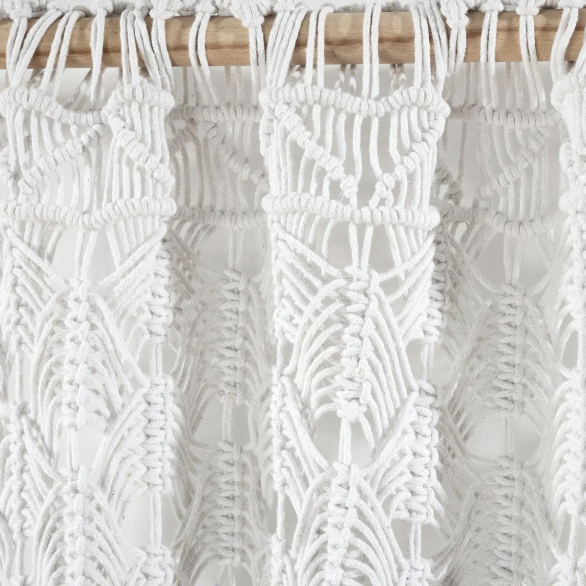 Boho Macrame Tassel Cotton Window Curtain - Image 18