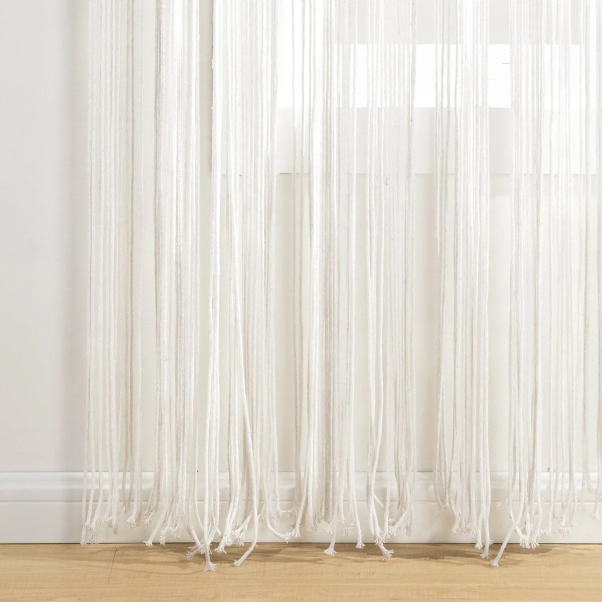 Boho Macrame Tassel Cotton Window Curtain - Image 19