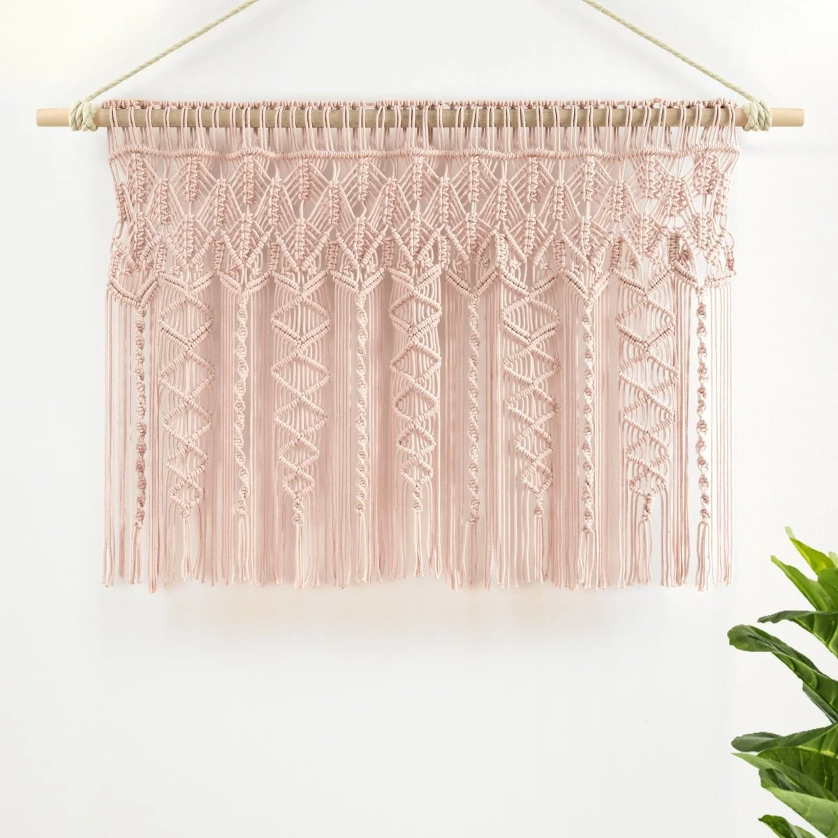 Boho Macrame Textured Cotton Valance - Image 21
