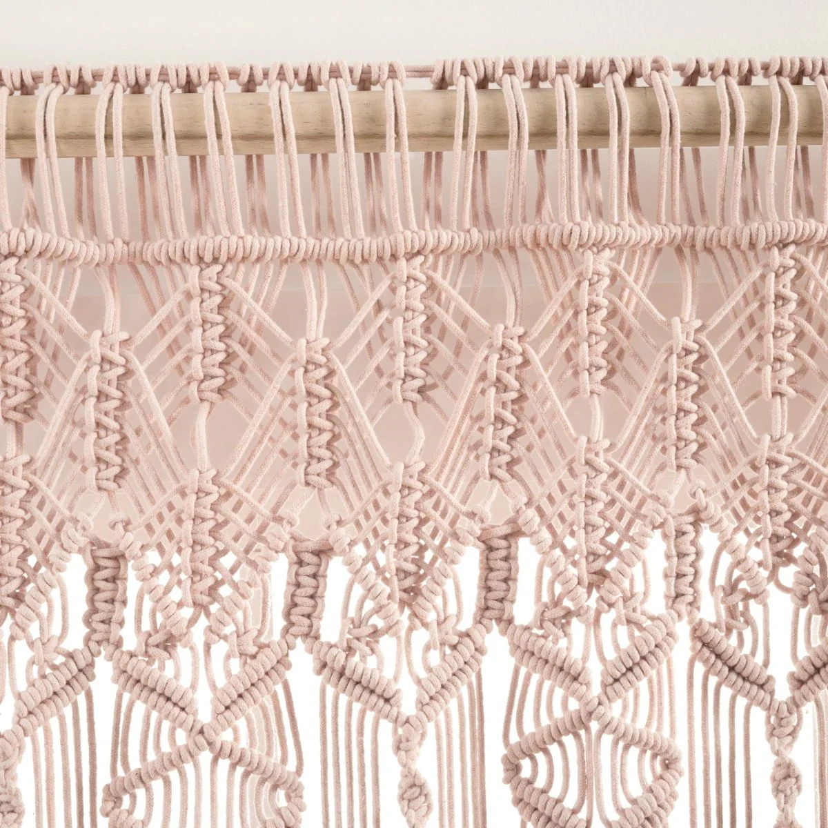 Boho Macrame Textured Cotton Valance - Image 22