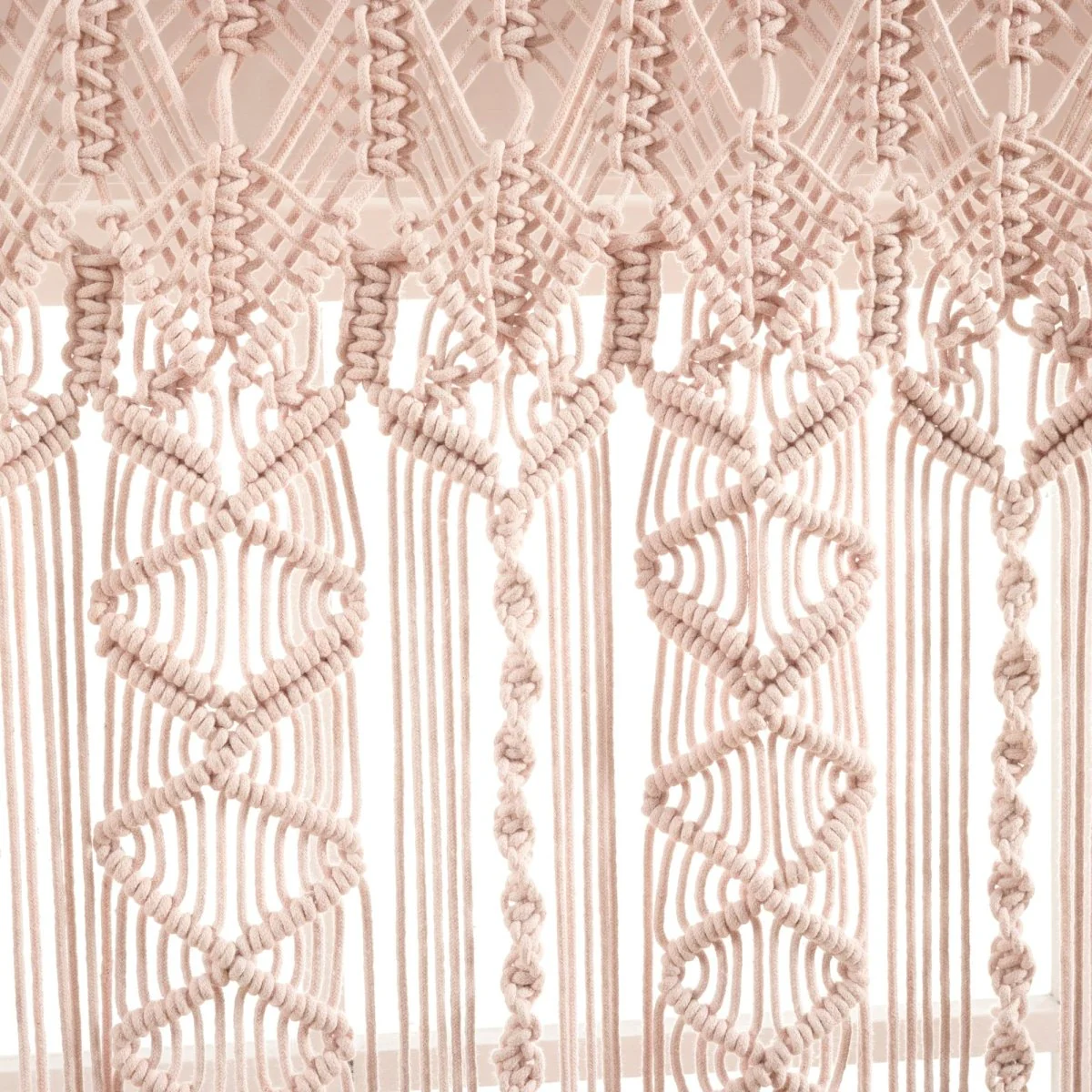 Boho Macrame Textured Cotton Valance - Image 23