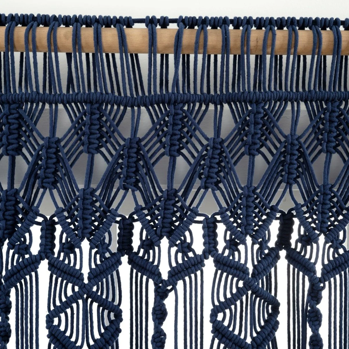 Boho Macrame Textured Cotton Valance - Image 27