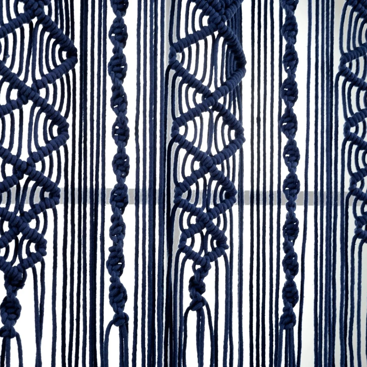 Boho Macrame Textured Cotton Valance - Image 29