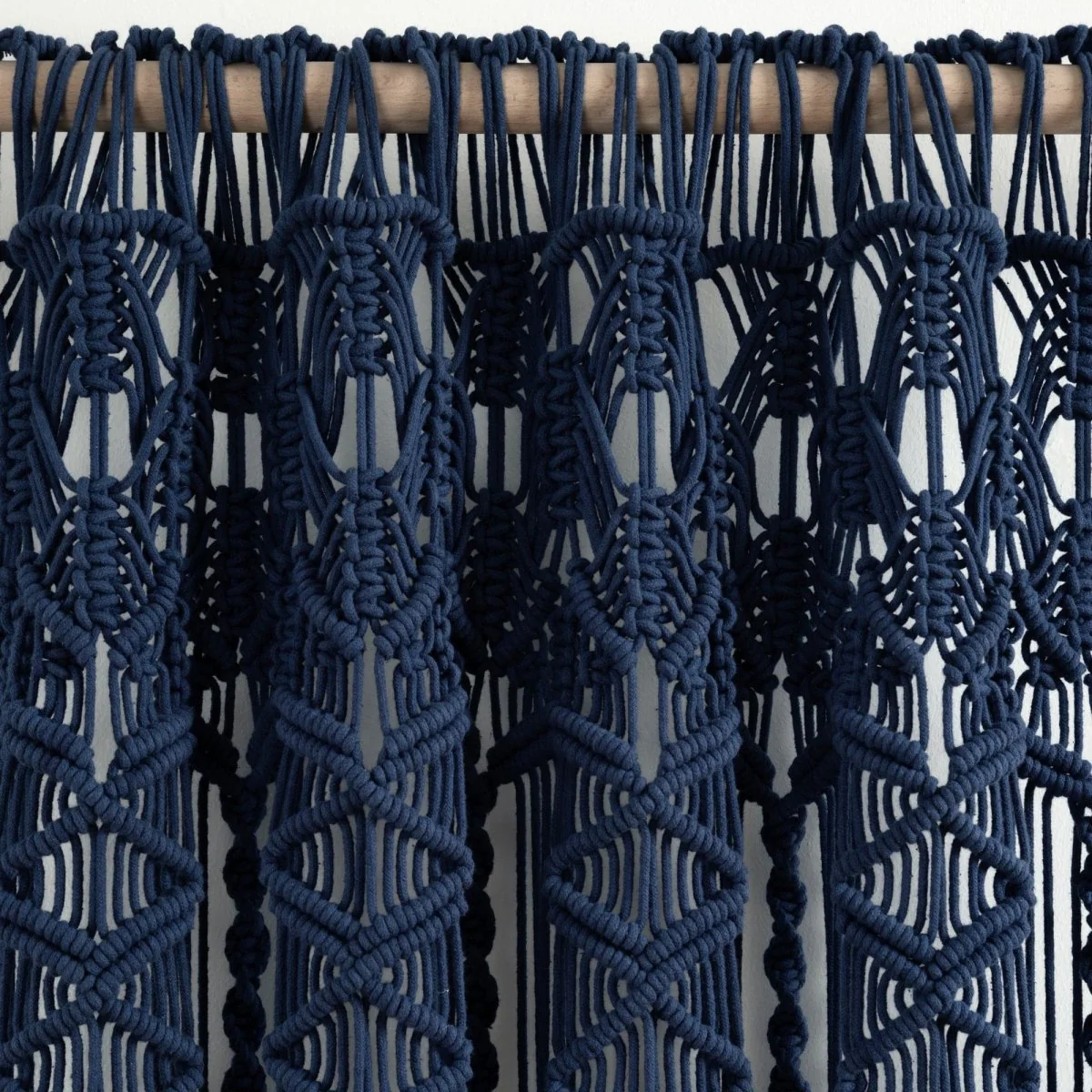 Boho Macrame Textured Cotton Window Curtain - Image 40
