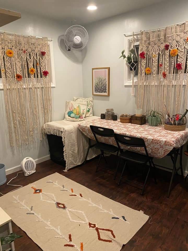 Boho Macrame Textured Cotton Window Curtain - Image 49