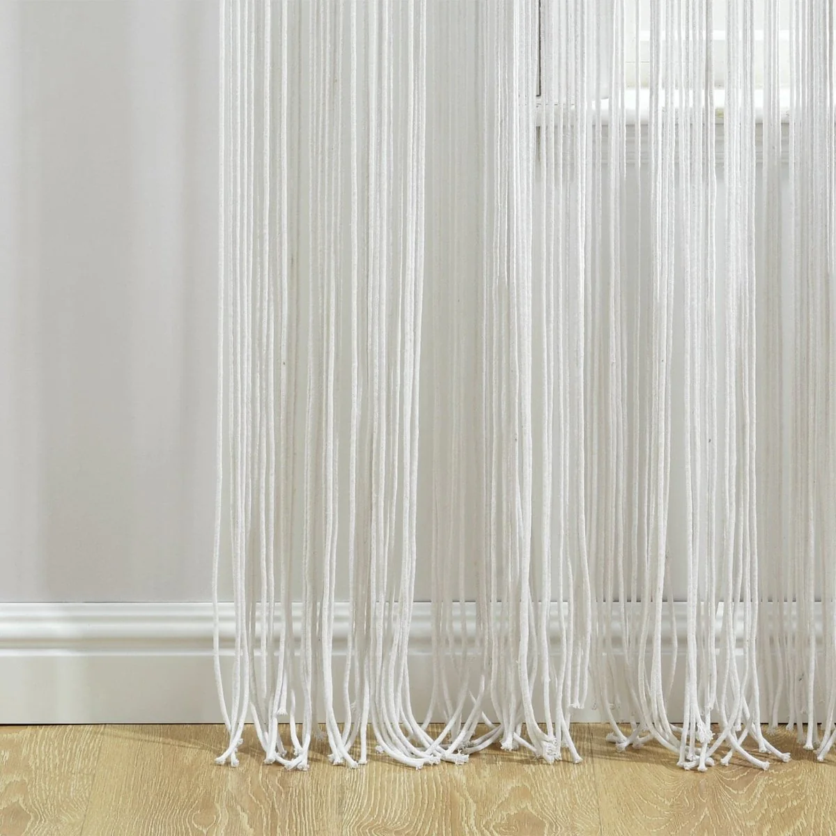 Boho Macrame Textured Cotton Window Curtain - Image 8