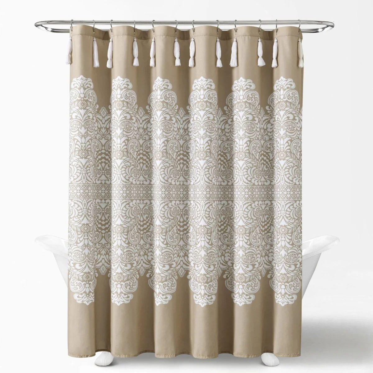 Boho Medallion Shower Curtain - Image 13