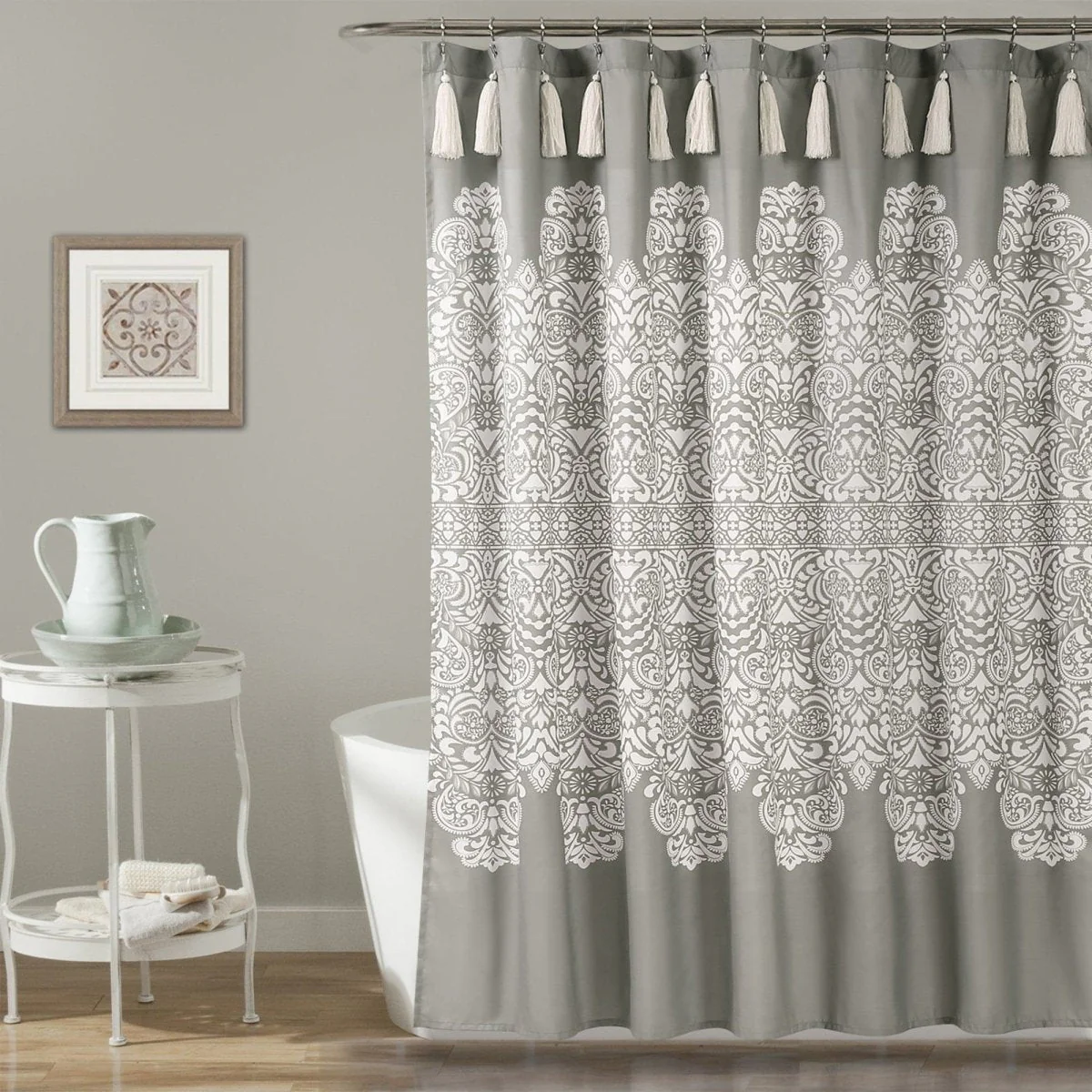 Boho Medallion Shower Curtain - Image 3