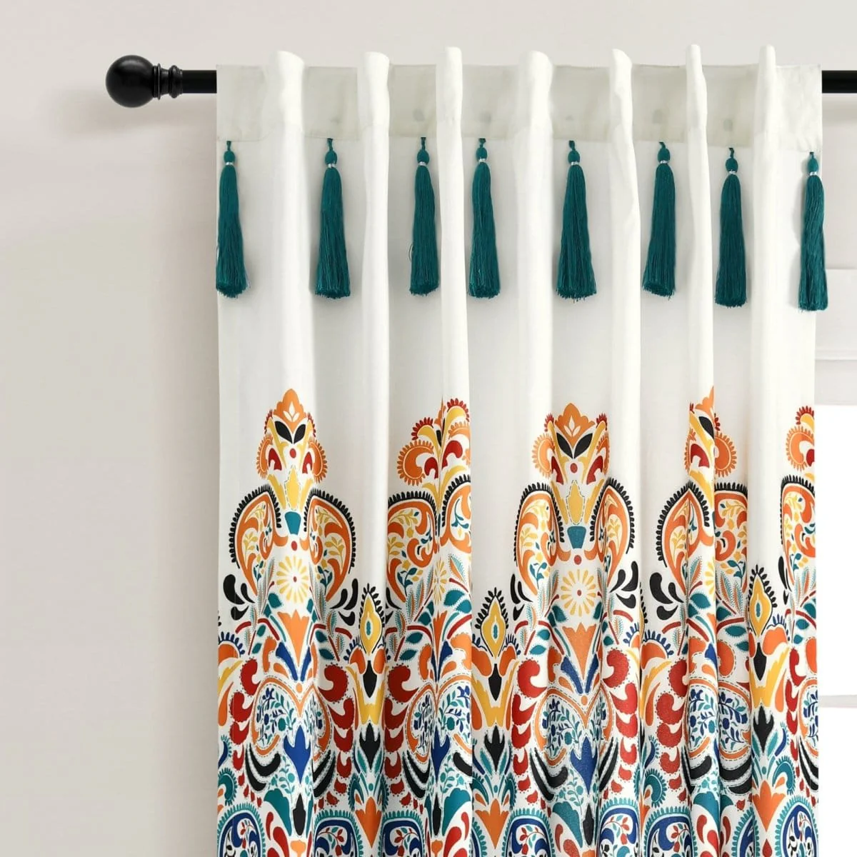 Boho Medallion Window Curtain Panel Set - Image 14