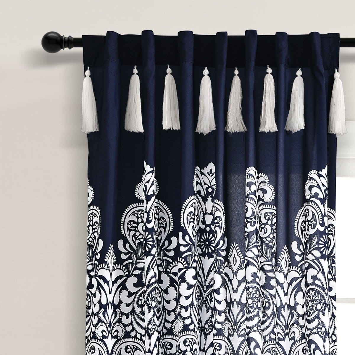 Boho Medallion Window Curtain Panel Set - Image 4